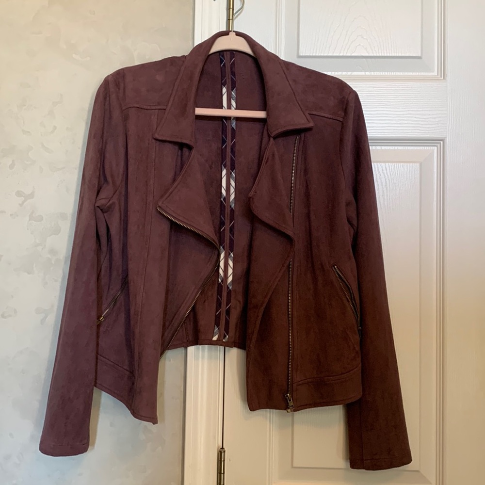 Faux Suede Women’s Jacket